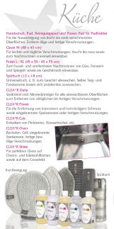 ... für die "stahlende" Küche